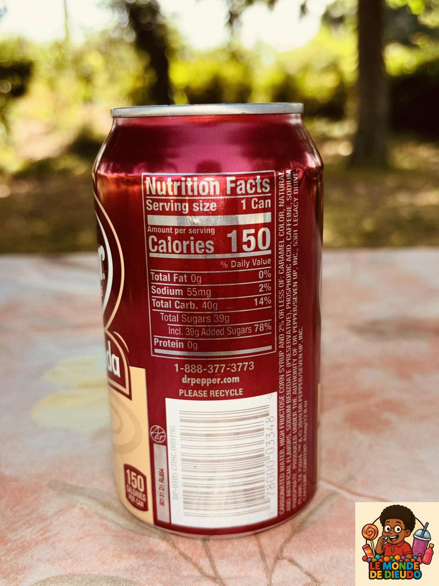 Boisson Gazeuse Des USA Dr Pepper Cream Soda 355ML Neuf