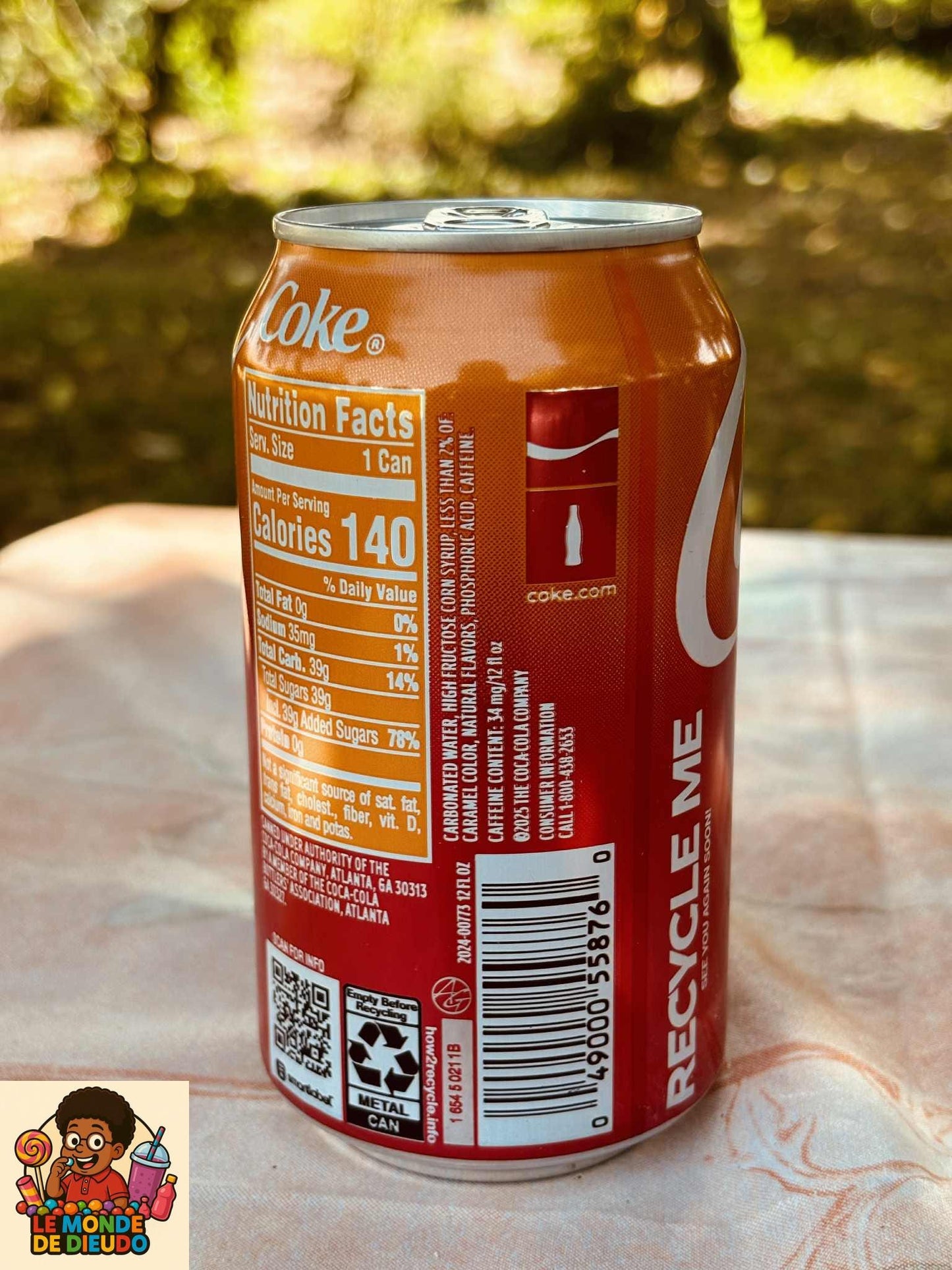 Boisson Gazeuse Coca Cola Des USA Orange Cream 355ML Neuf