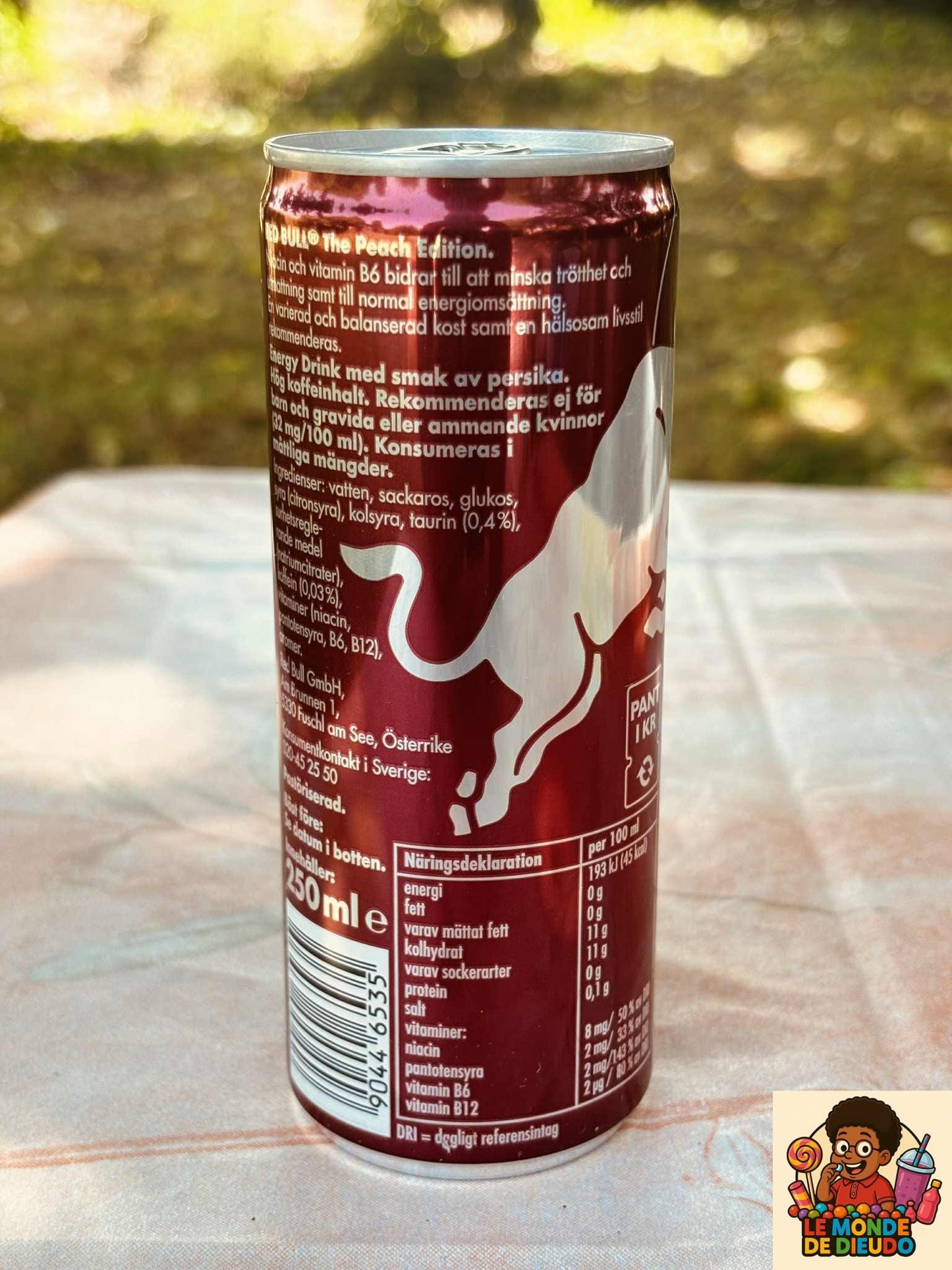Boisson Énergisante Redbull Pêche The Peach Edition 250ML Neuf