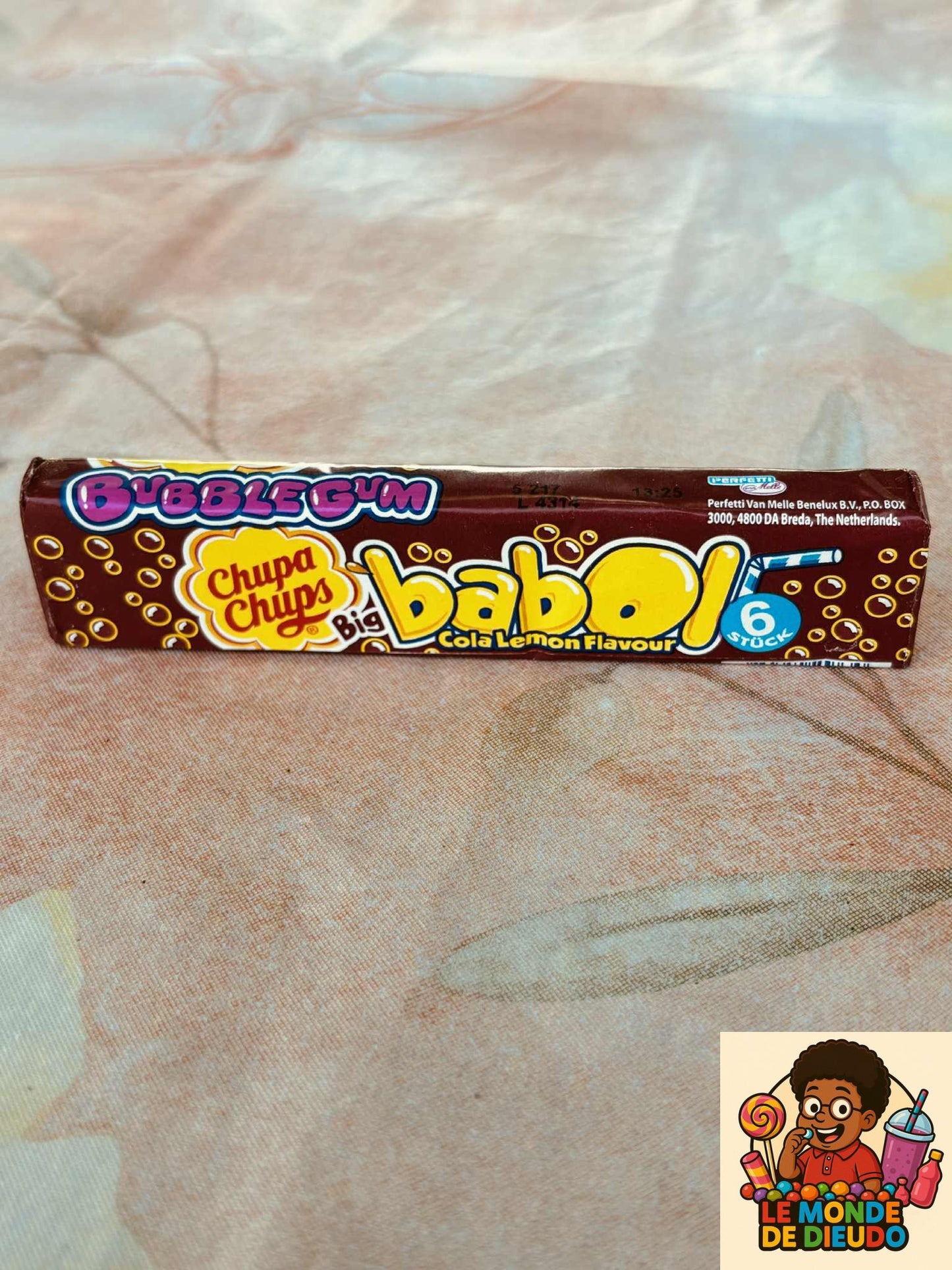 Chewing-Gum Chupa Chups Big Babol Cola Citron(Lemon) 27,6g Neuf