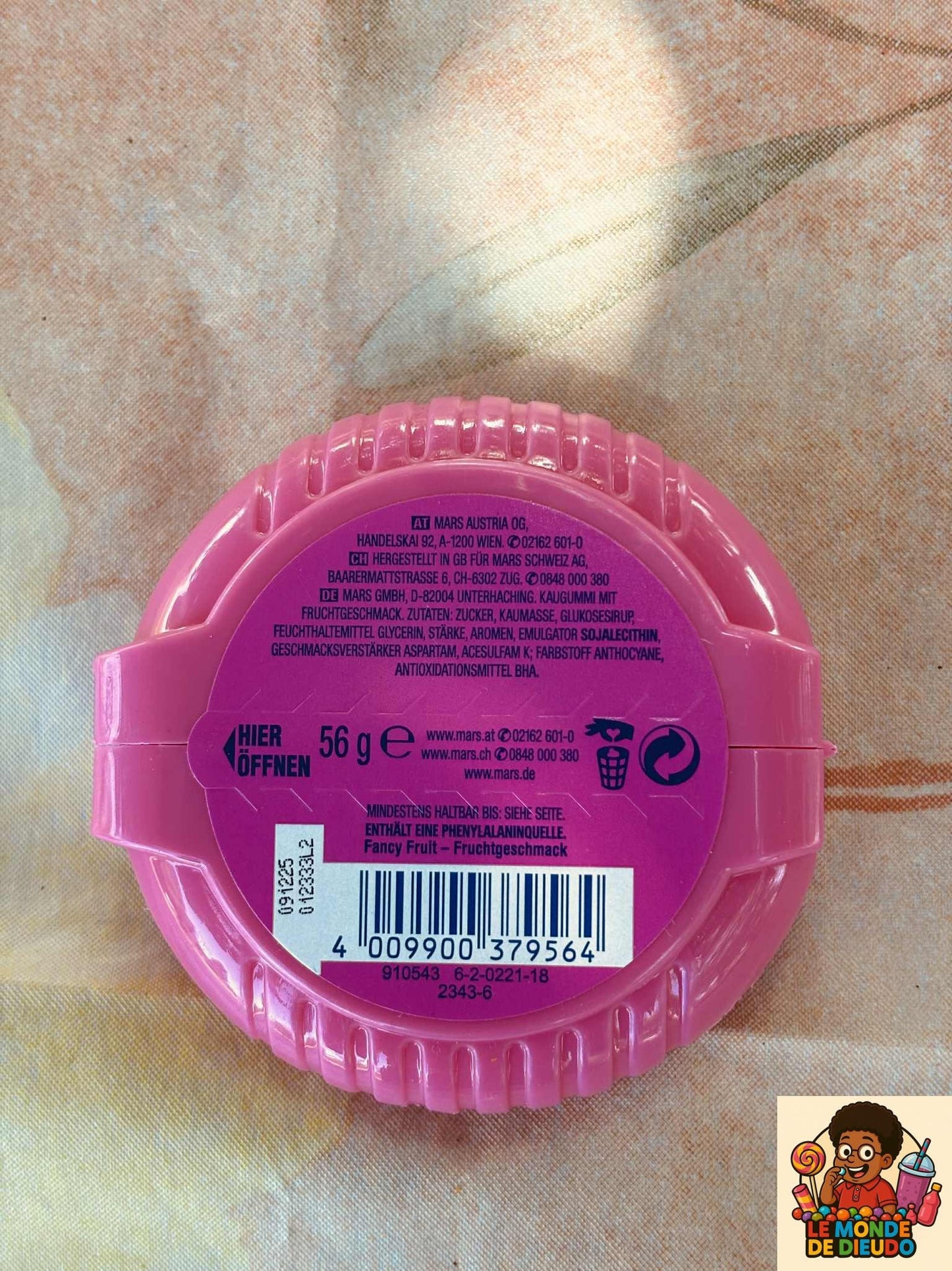 Chewing-Gum Des USA Hubba Bubba Fancy Fruit 56g Neuf