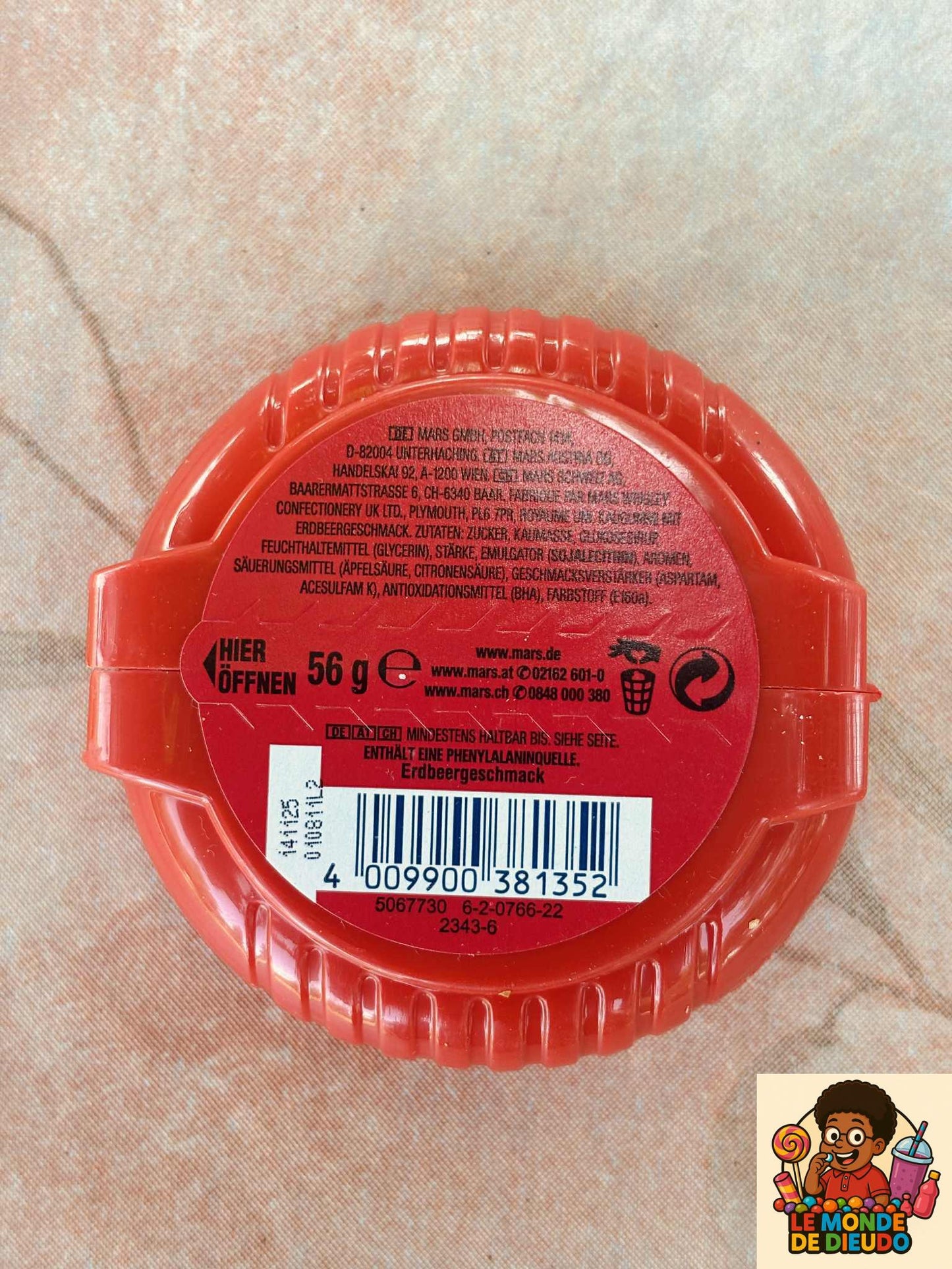 Chewing-Gum Des USA Hubba Bubba Fraise(Strawberry) 56g Neuf