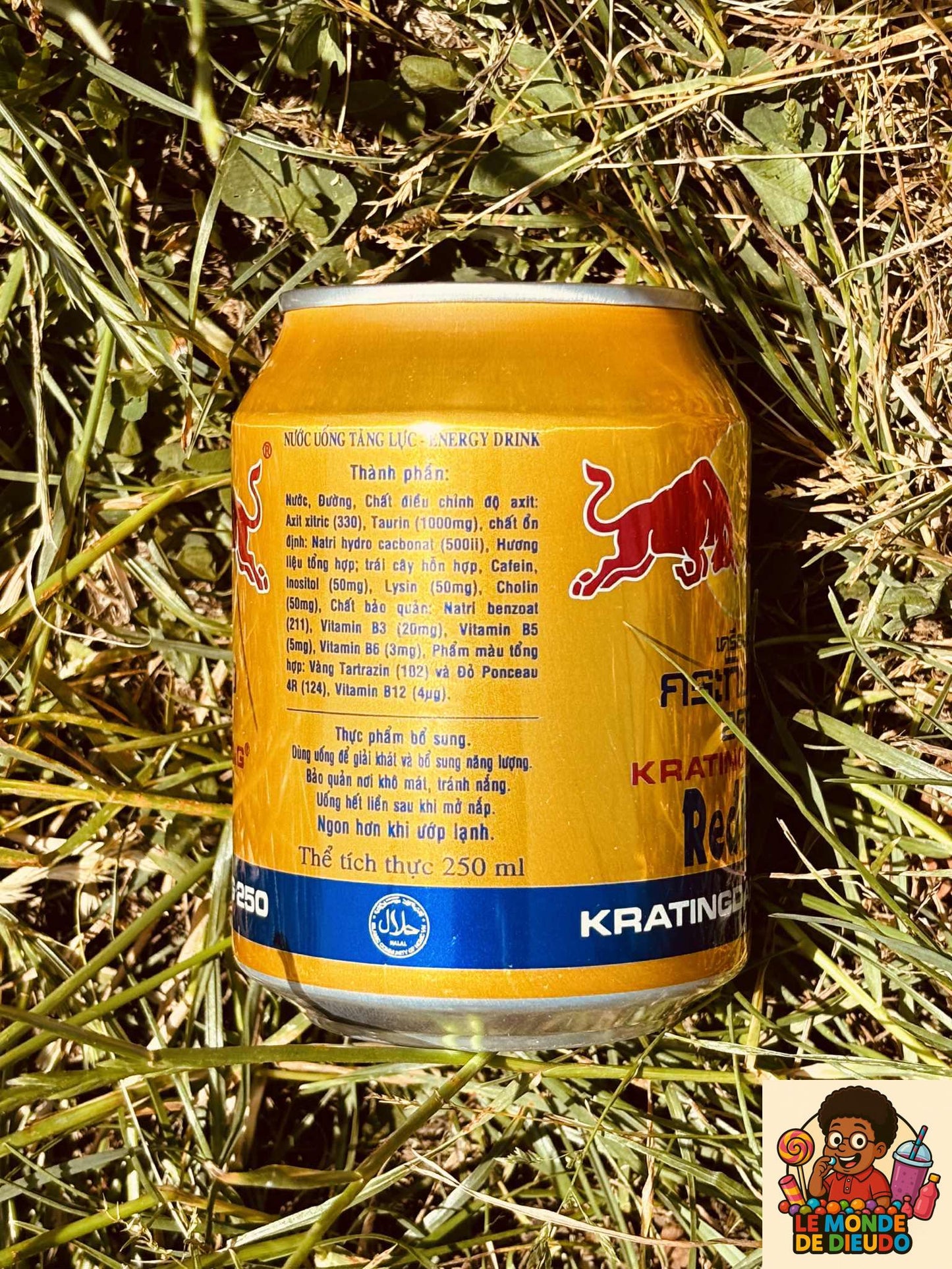 Boisson Énergisante Redbull Gold De Thaïlande 250ML Neuf