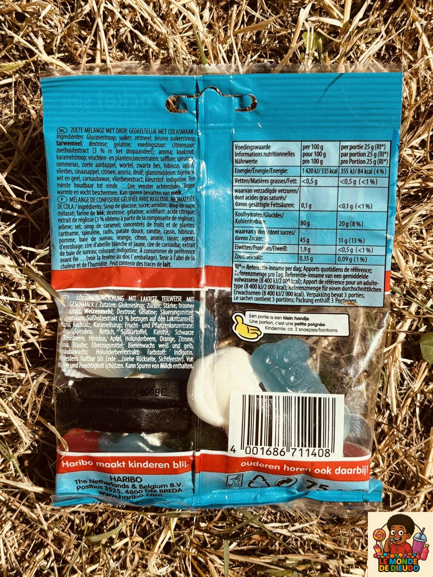 Paquet De Bonbons Haribo Kindermix 75g Neuf