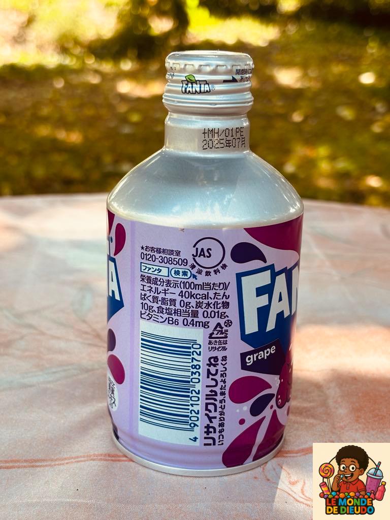 Boisson Gazeuse Fanta Du Japan Au Raisin(Grape) 300ML Neuf