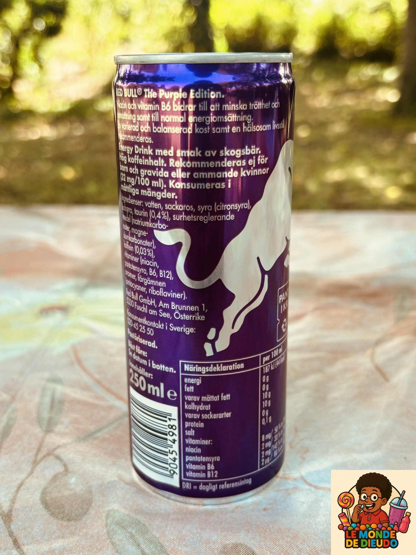 Boisson Énergisante Redbull D'Autriche Baies Sauvages(Skogsbärssmak) The Purple Edition 250ML Neuf