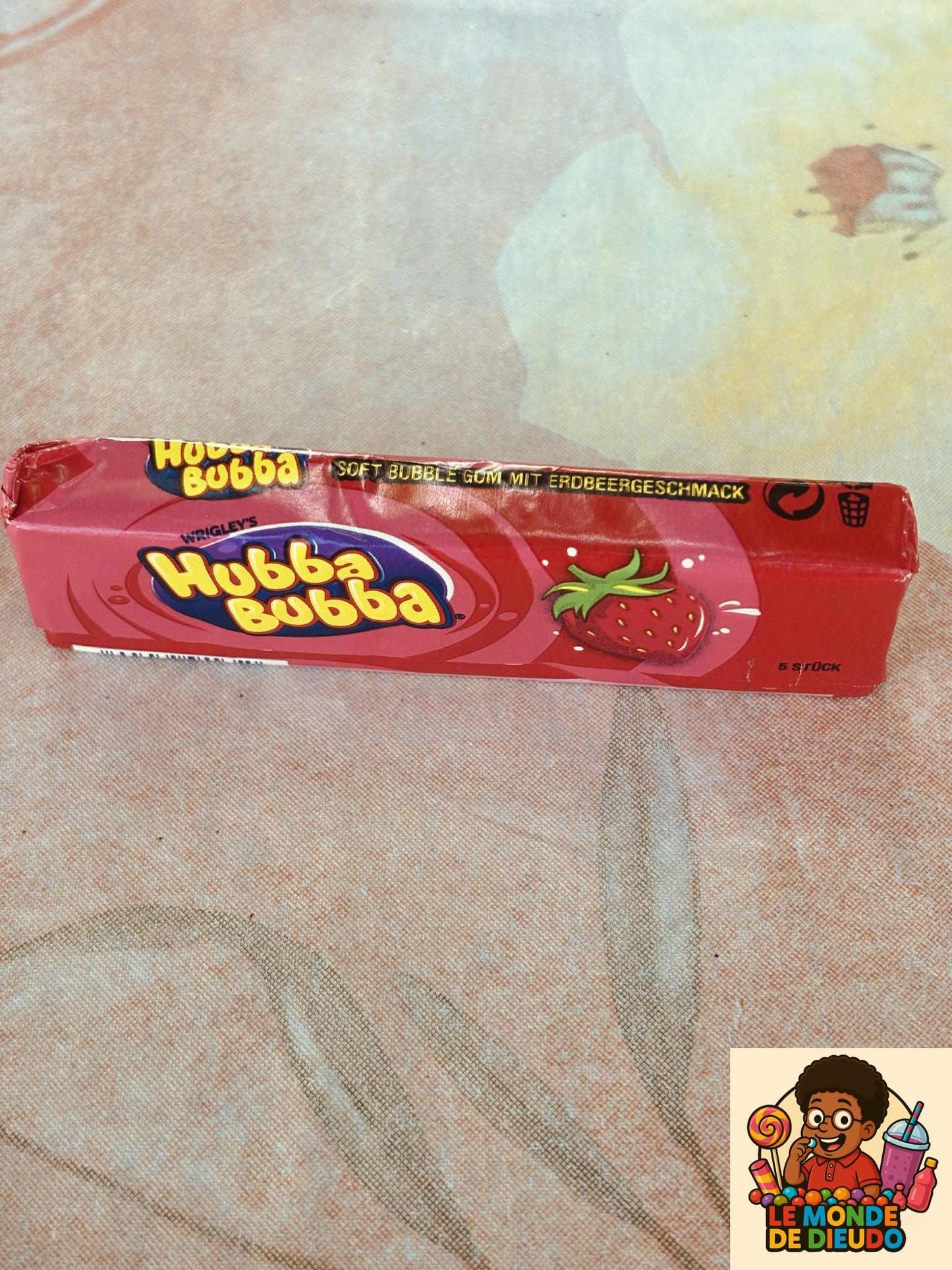 Chewing-Gum Des USA Hubba Bubba Fraise(Strawberry) 35g Neuf
