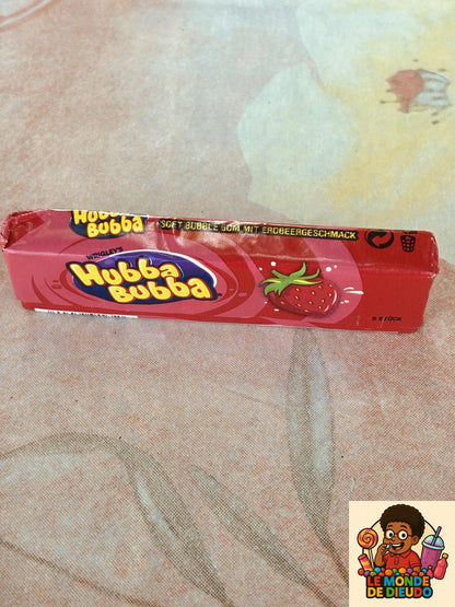 Chewing-Gum Des USA Hubba Bubba Fraise(Strawberry) 35g Neuf