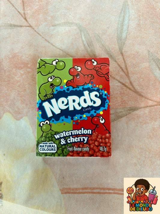 Paquet De Bonbons Des USA Wonka Nerds Pastèque Et Cerise Sauvage(Watermelon Et Wild Cherry) 46,7g Neuf