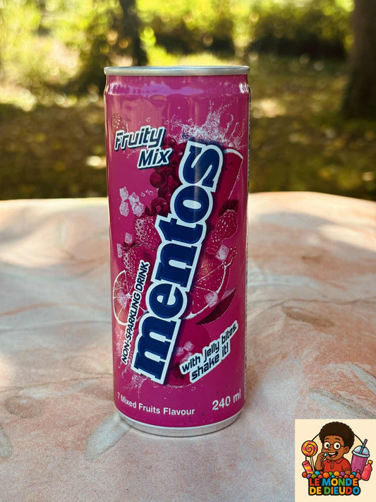 Boisson Gazeuse De L'Europe Mentos Fruity Mix 240ML Neuf