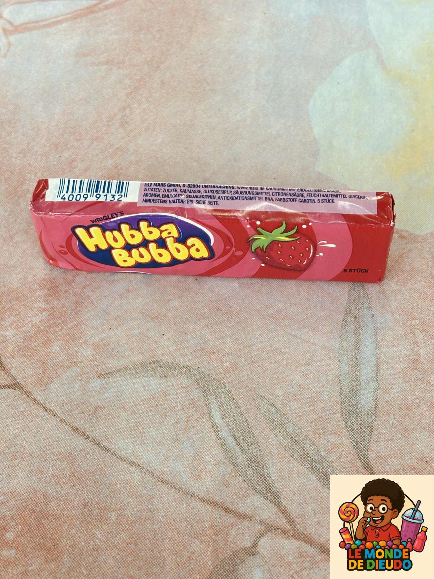 Chewing-Gum Des USA Hubba Bubba Fraise(Strawberry) 35g Neuf